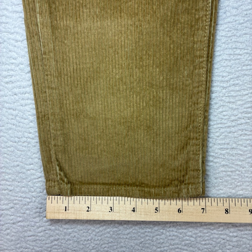 Levis 314 Shaping Straight Corduroy Pants Women 28x30 Tan Preppy Stretch NWT - Picture 9 of 10
